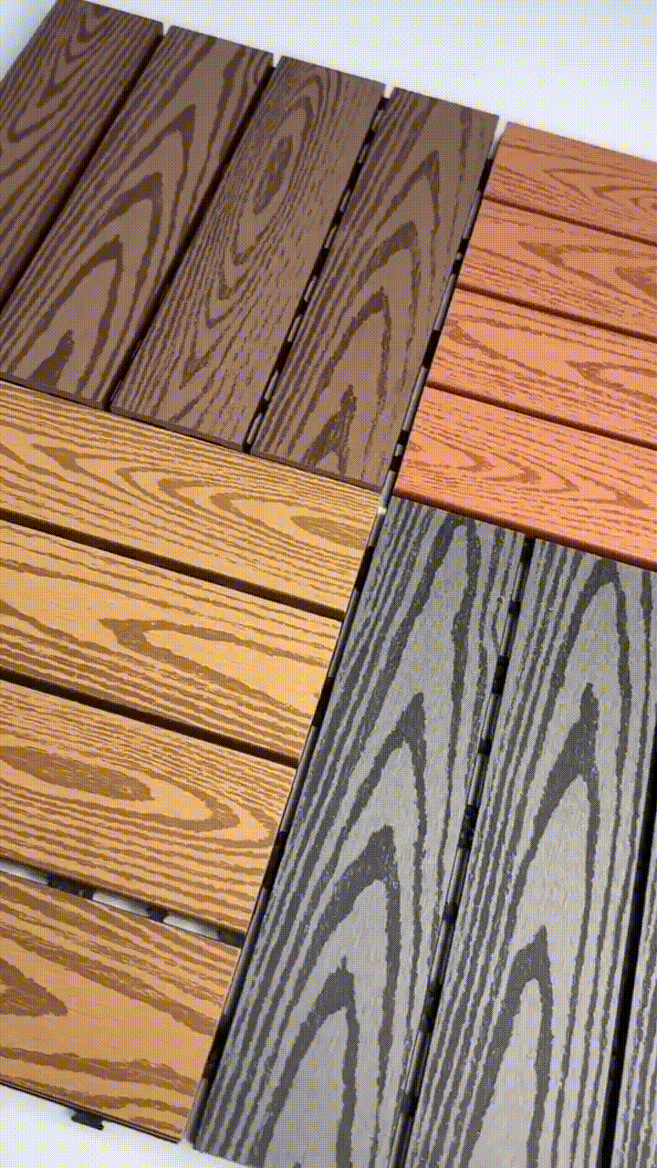 Монтаж плитки ДПК